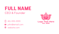 Pink Rose Wellness  Business Card Image Preview