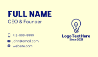 Computer Mouse Light Bulb Business Card Image Preview