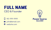 Computer Mouse Light Bulb Business Card Image Preview