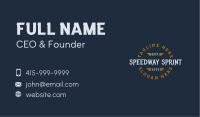 Grunge Business Wordmark Business Card Image Preview