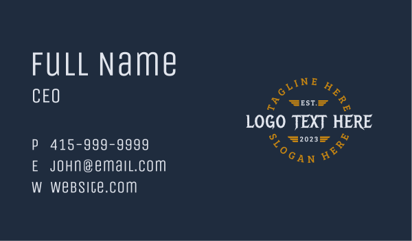 Grunge Business Wordmark Business Card Design Image Preview
