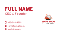 Restaurant Cloche Grill Business Card Image Preview