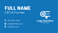 Webcam Online Learning  Business Card Image Preview
