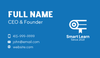 Webcam Online Learning  Business Card Image Preview