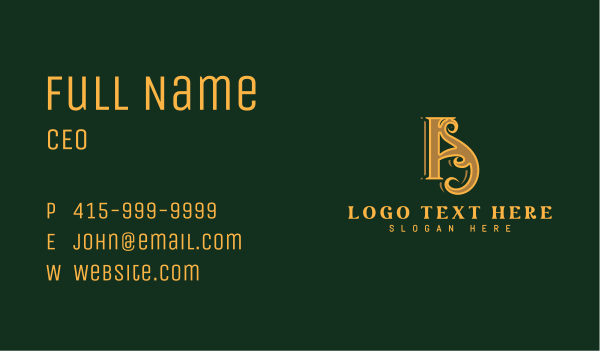 Fancy Boutique Business Business Card Design Image Preview