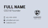 Rhino Boxing Emblem  Business Card Image Preview