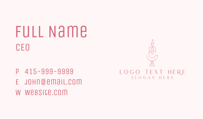 Craft Candle Maker Business Card Image Preview
