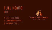 Chicken Grill Fire Business Card Image Preview