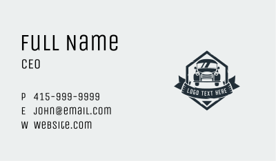 Auto Car Vehicle Business Card Image Preview