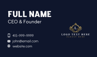 Elegant Lion Shield Business Card Preview