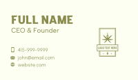 Hemp Leaf Extract Business Card Image Preview
