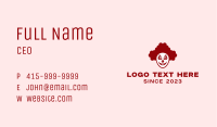 Spooky Clown Business Card Image Preview