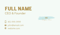 Elegant Beauty Wordmark Business Card Image Preview