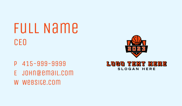 Basketball League Varsity Business Card Design Image Preview