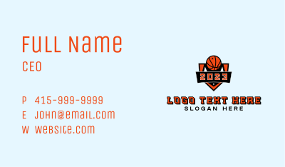 Basketball League Varsity Business Card Image Preview