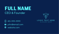 Futuristic Bulb Innovation Business Card Image Preview