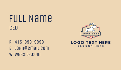 Veterinary Dog Kennel Business Card Image Preview