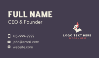 Spirit Ghost Torch Business Card Design