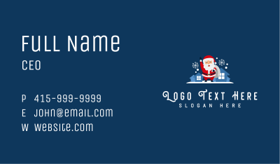 Christmas Santa Claus Business Card Image Preview