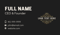 Restaurant Ornamental Luxury Business Card Preview