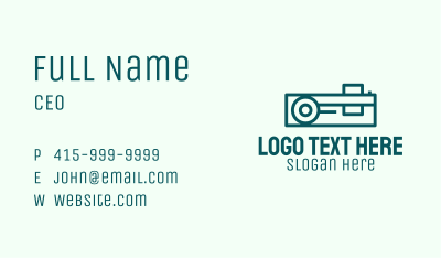 Simple Media Projector  Business Card Image Preview