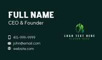 Human Leaves Wellness Business Card Image Preview