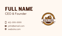 Carpentry Lumberjack Woodwork Business Card Image Preview