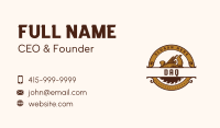 Carpentry Lumberjack Woodwork Business Card Image Preview