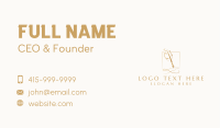 Elegant Quill Pen Business Card Image Preview