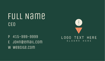 Geometric Writer Pen Business Card Image Preview