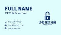 Locksmith Security Padlock Business Card Image Preview