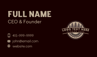 Sawmill Tree Woodwork Business Card Preview