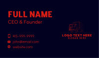 Express Trucking Delivery Business Card Image Preview