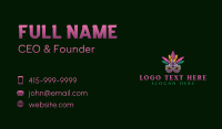 Mardi Gras Costume Business Card Preview