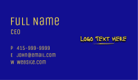 Creative Mural Wordmark Business Card Image Preview