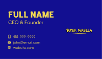 Creative Mural Wordmark Business Card Image Preview