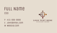 Abstract Community Human Business Card Image Preview