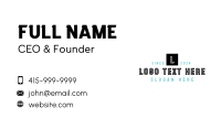 Simple Generic Business Business Card Preview