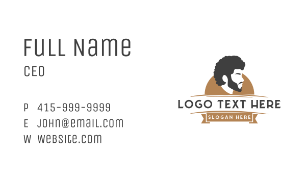 Man Beard Model Business Card Design Image Preview