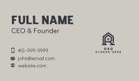 House Builder Letter R Business Card Image Preview