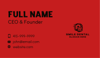 Angry Gaming Mascot Business Card Image Preview