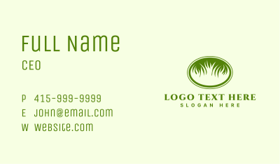 Nature Plant Grass Business Card Image Preview