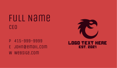 Gaming Serpent Clan Business Card