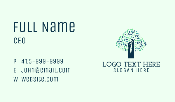 Foundation Park Tree Business Card Design Image Preview