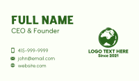 Nature Green Earth Business Card Design