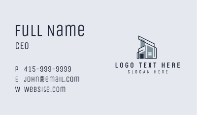 Real Estate House Architecture Business Card Image Preview