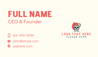 Liquor Mug Skull Business Card Image Preview