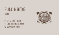 Hand Planer Carpentry Business Card Image Preview