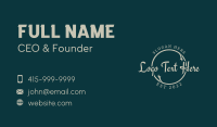 Beauty Spa Wordmark Business Card Image Preview