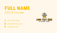 Yellow Monster Puppet Business Card Image Preview